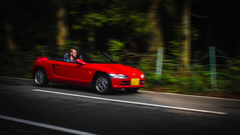 Illustration for article titled Brought a Honda Beat for a photoshoot in the mountains...